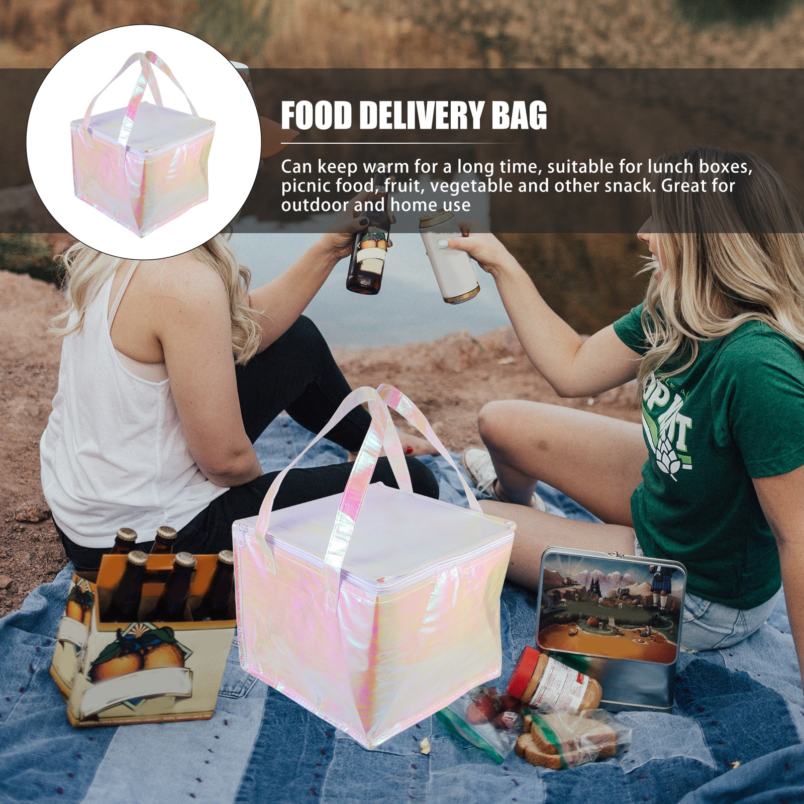 Food Storage Is - Insulated Food Delivery Bag Heavy-Duty Thermal