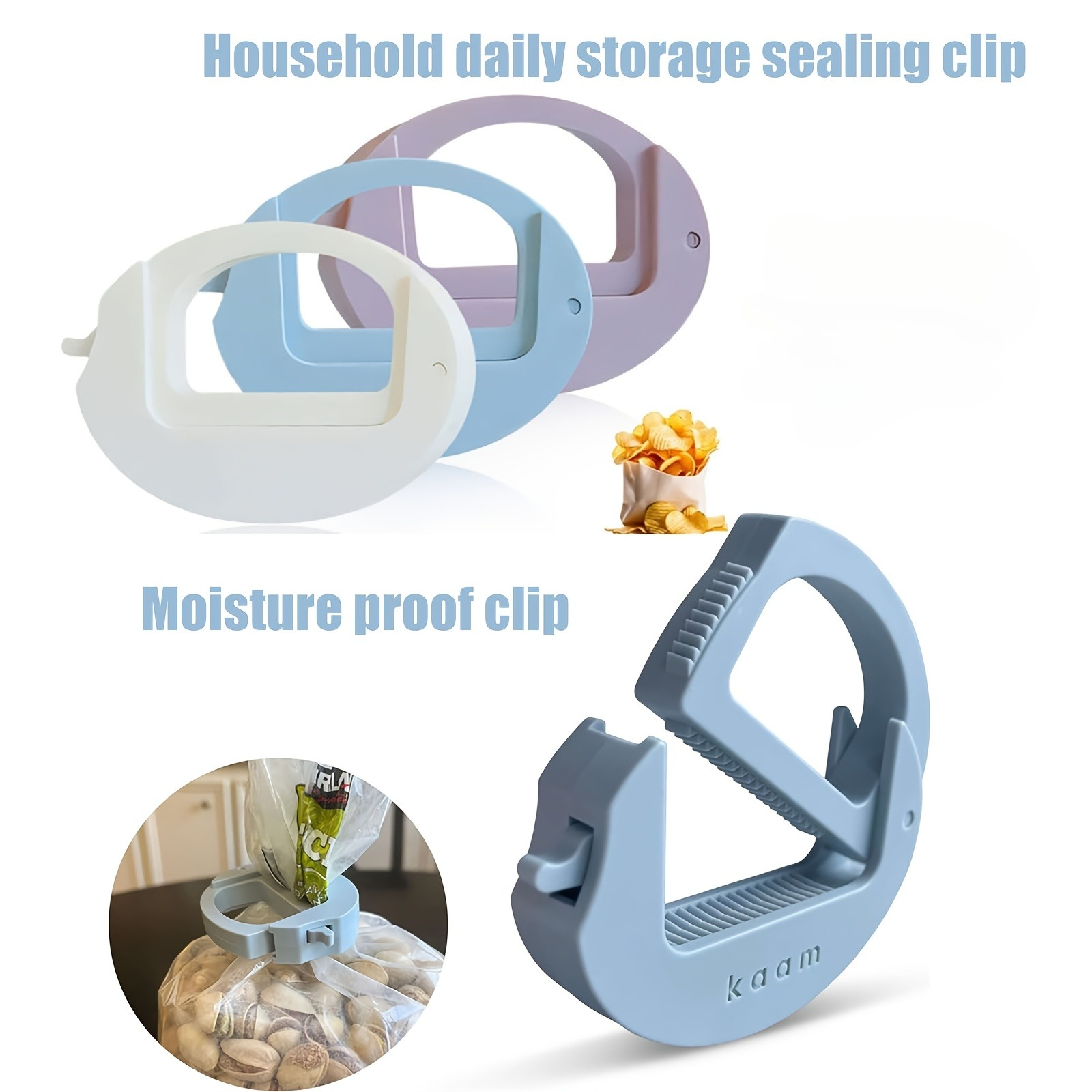 Food Storage And Safety - Multifunctional Food Sealing Clips Magnetic Safety