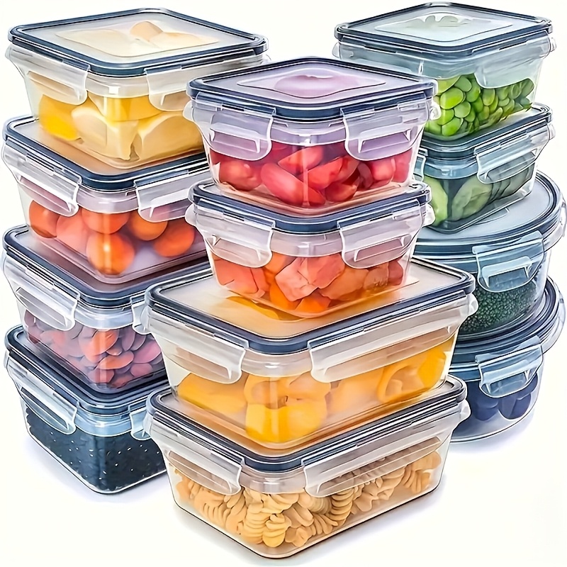 Food Storage Hiking - 8Pcs Set Includes 4 Containers and