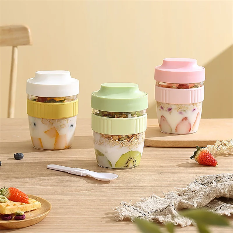 Food Storage Underground - Portable Breakfast Fruit Oat Yogurt Salad