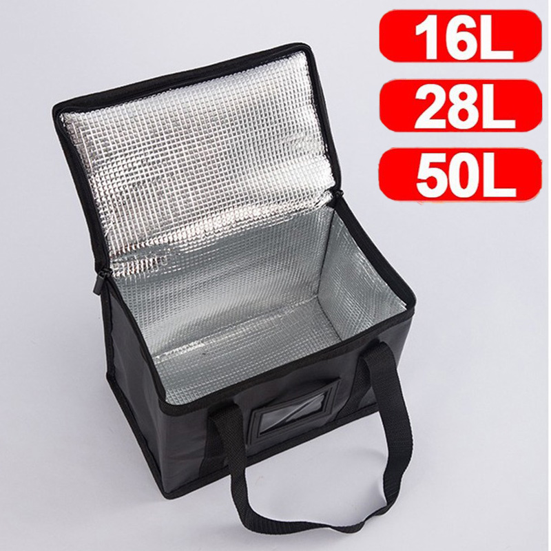 1pc Large Insulated Picnic Bag - Food Storage Hiking avaliação e preço