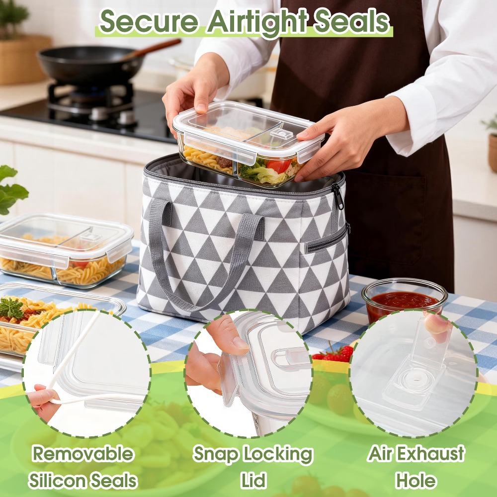 Glass Food Storage Containers  - Food Storage Glass Box avaliação e preço