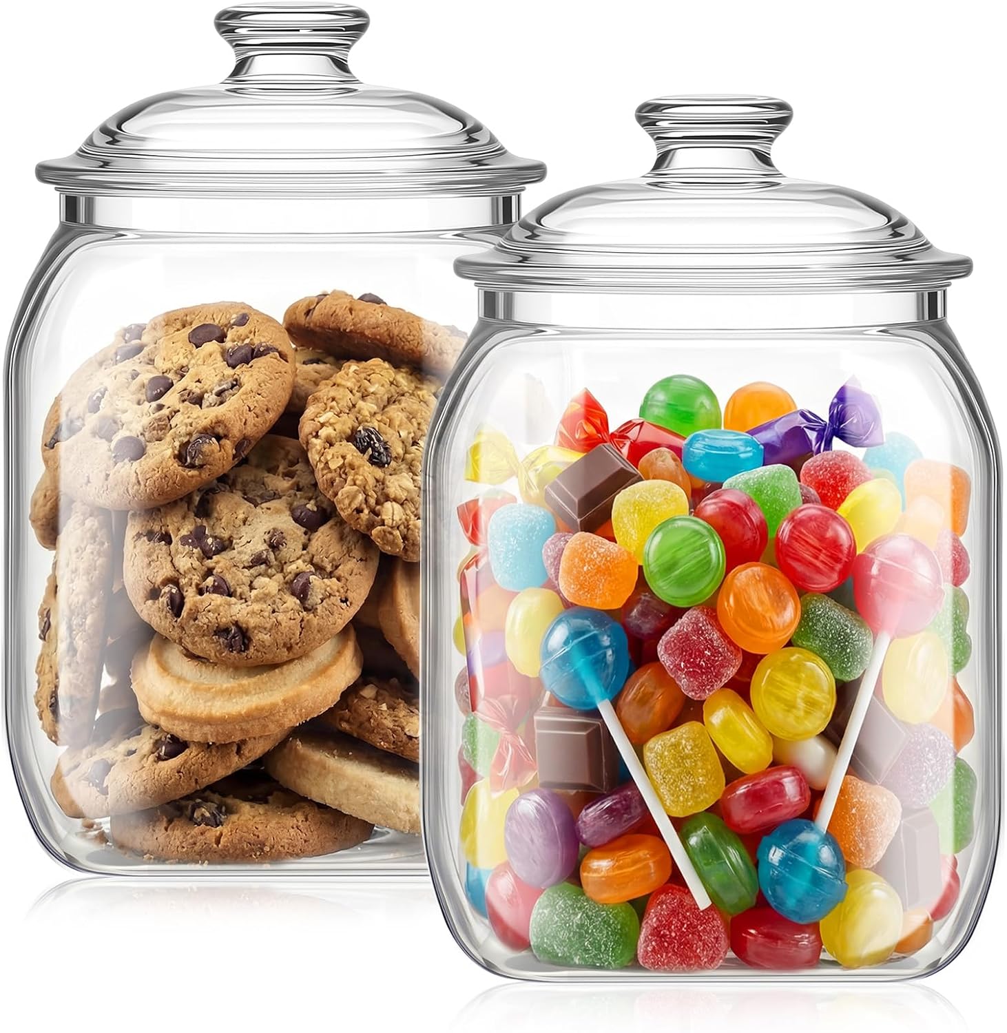 2 Pack Acrylic Cookie Candy Ja - Food Storage Airtight avaliação e preço