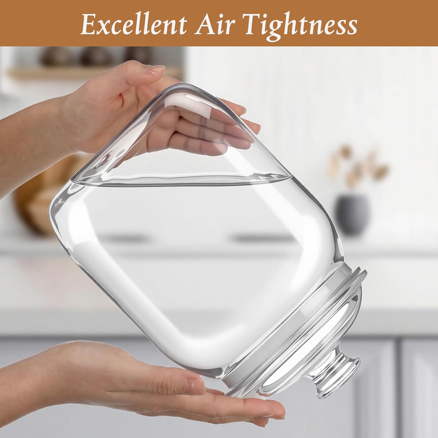 2 Pack Acrylic Cookie Candy Ja - Food Storage Airtight avaliação e preço