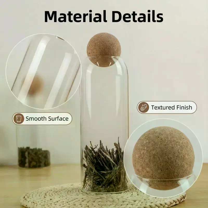 Four Size Sealed Jar Glass Cor - Food Storage Glass Box avaliação e preço