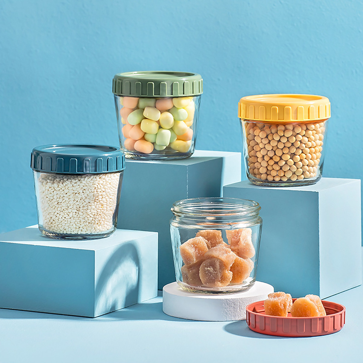 1Set Sealed Glass Food Storage - Food Storage Airtight avaliação e preço