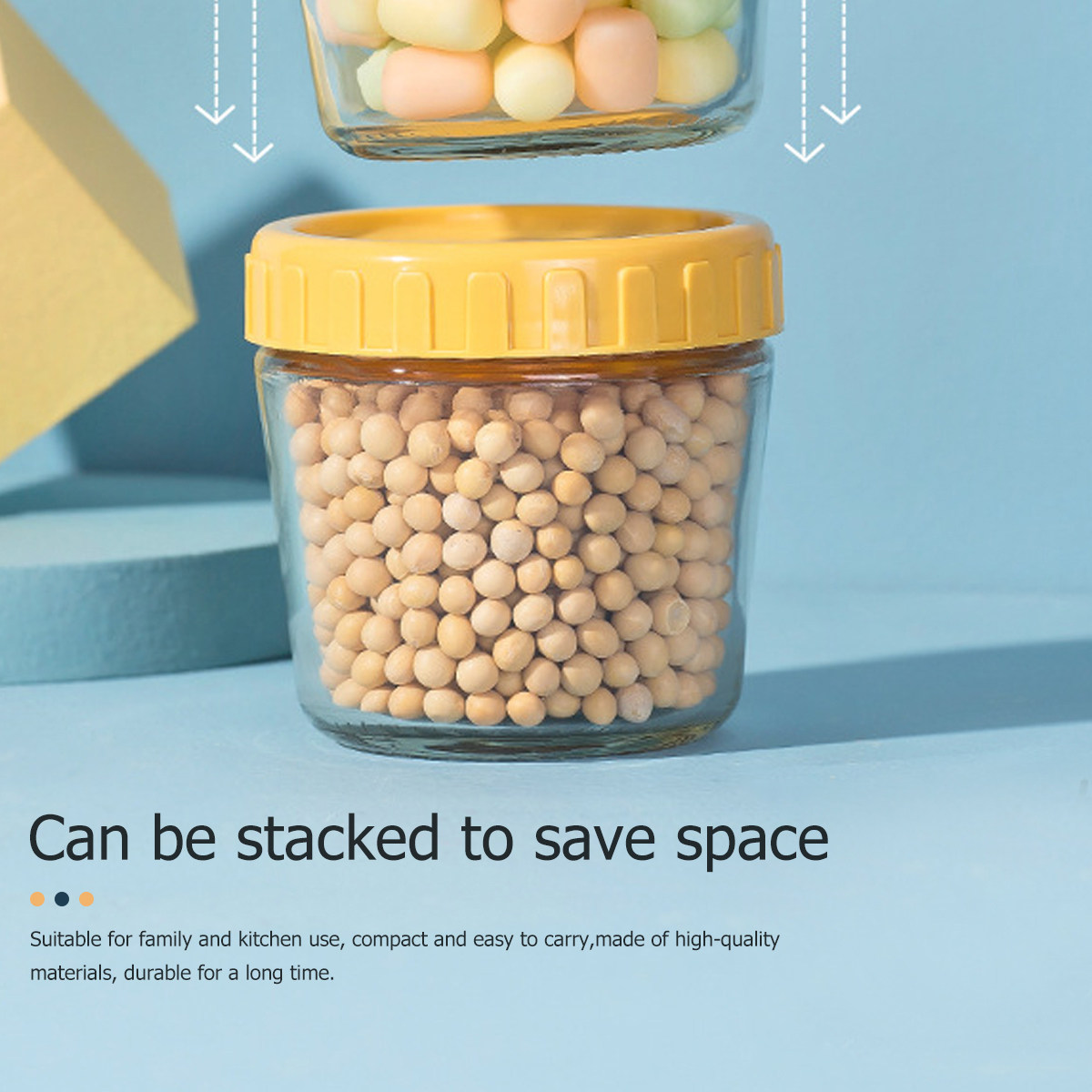 1Set Sealed Glass Food Storage - Food Storage Airtight avaliação e preço