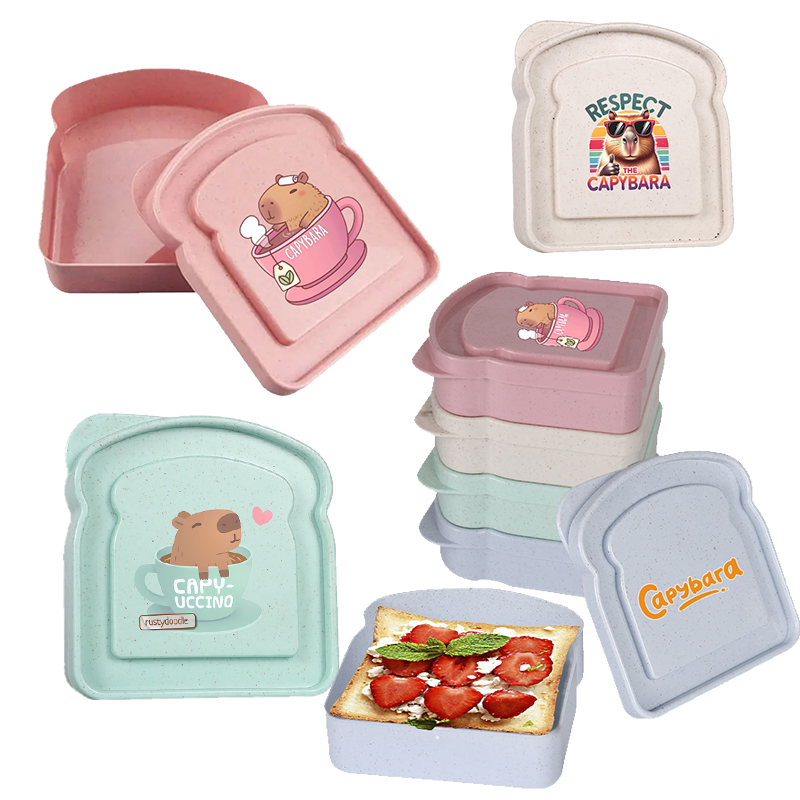 Capybara Sandwich Food Storage - Food Storage Boxes With Lids avaliação e preço