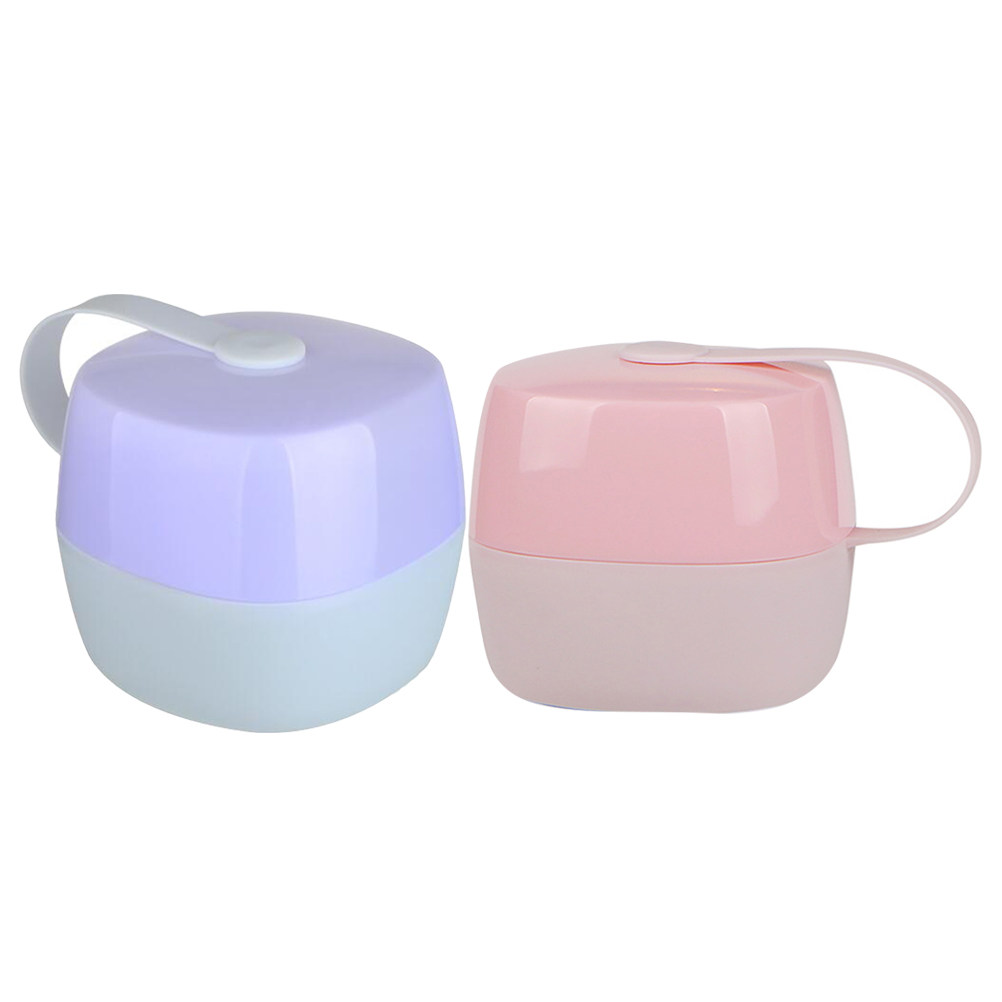 2Pcs Wide Mouth Pacifier Boxes - Food Storage Moms avaliação e preço