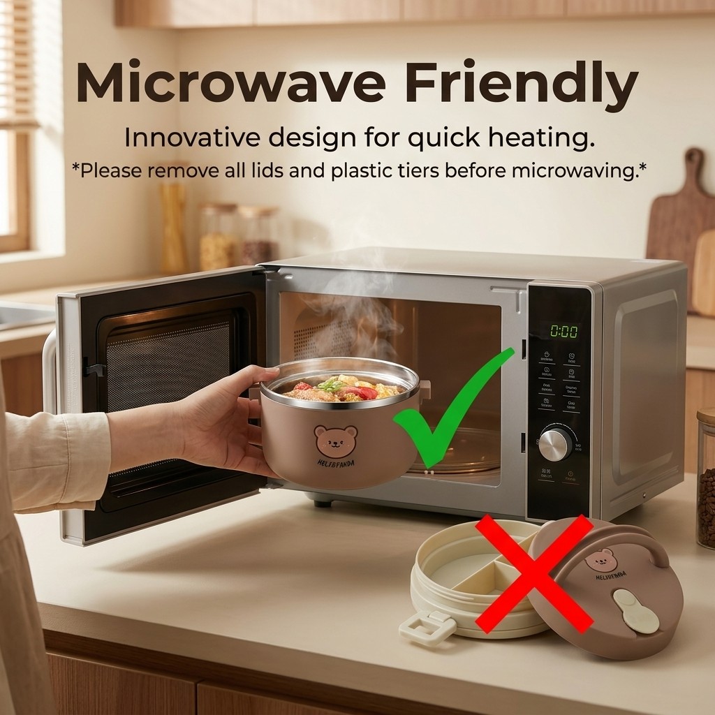 Microwavable 304 Stainless Ste - Food Storage Underground avaliação e preço
