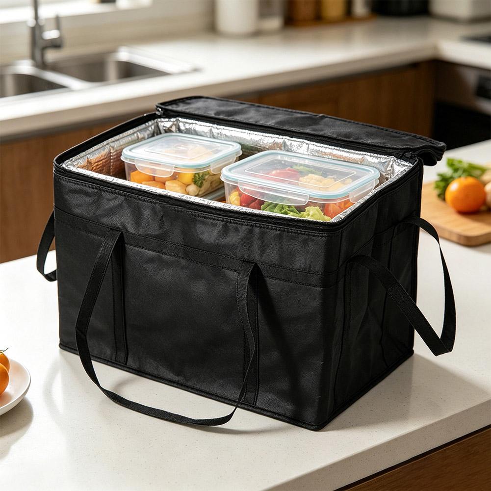 Insulated Thermal Tote Bag Big - Food Storage Hiking avaliação e preço