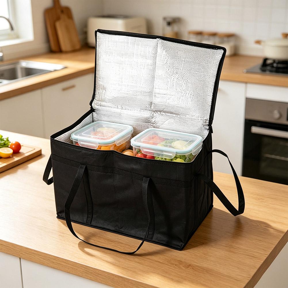 Insulated Thermal Tote Bag Big - Food Storage Hiking avaliação e preço