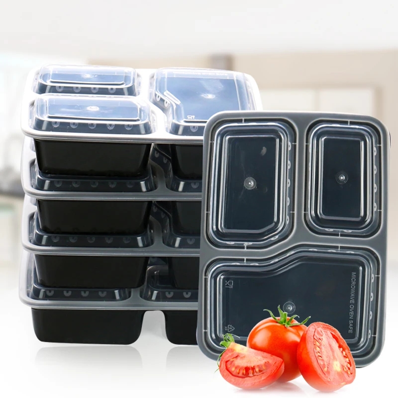 7 Pack 3 Compartment Meal Prep - Food Storage Underground avaliação e preço