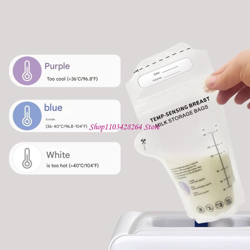  30pcs Breast Milk Storage Bag - Food Storage Moms avaliação e preço