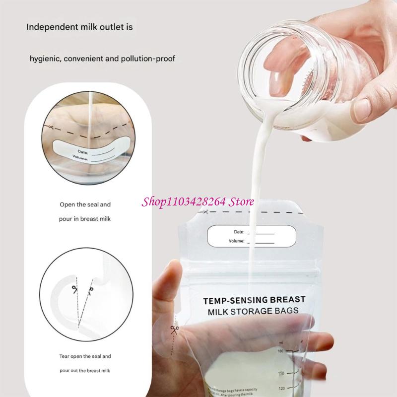  30pcs Breast Milk Storage Bag - Food Storage Moms avaliação e preço