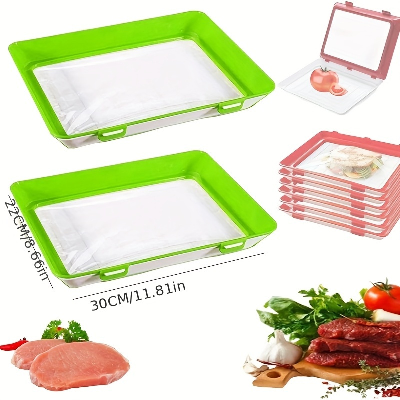 Food Preservation Tray Reusabl - Food Storage And Safety avaliação e preço