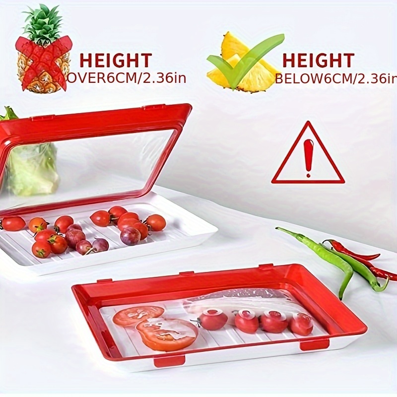 Food Preservation Tray Reusabl - Food Storage And Safety avaliação e preço
