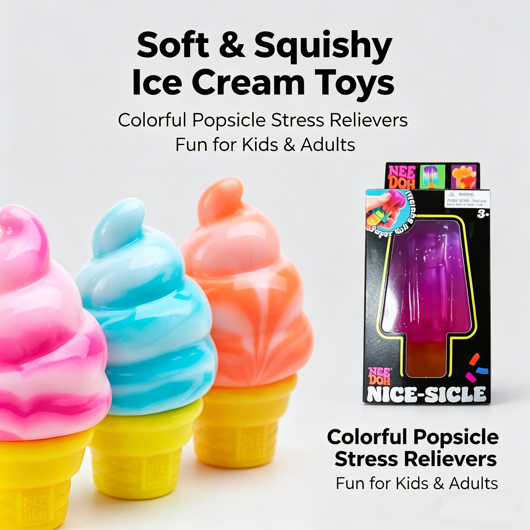 Blind Box Fuzz Ball Ice cream  - Food Storage For avaliação e preço