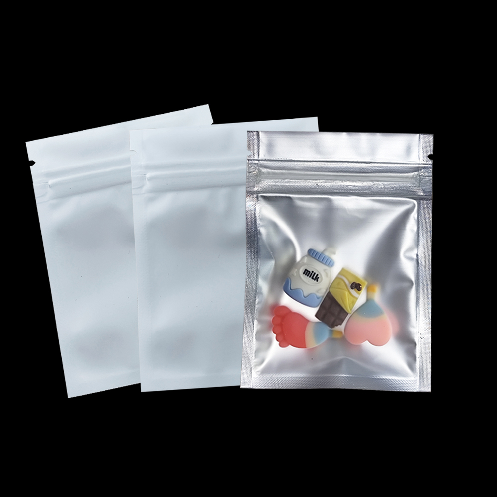 100pcs/lot Matte Clear Zip Loc - Food Storage Plastic Bag avaliação e preço