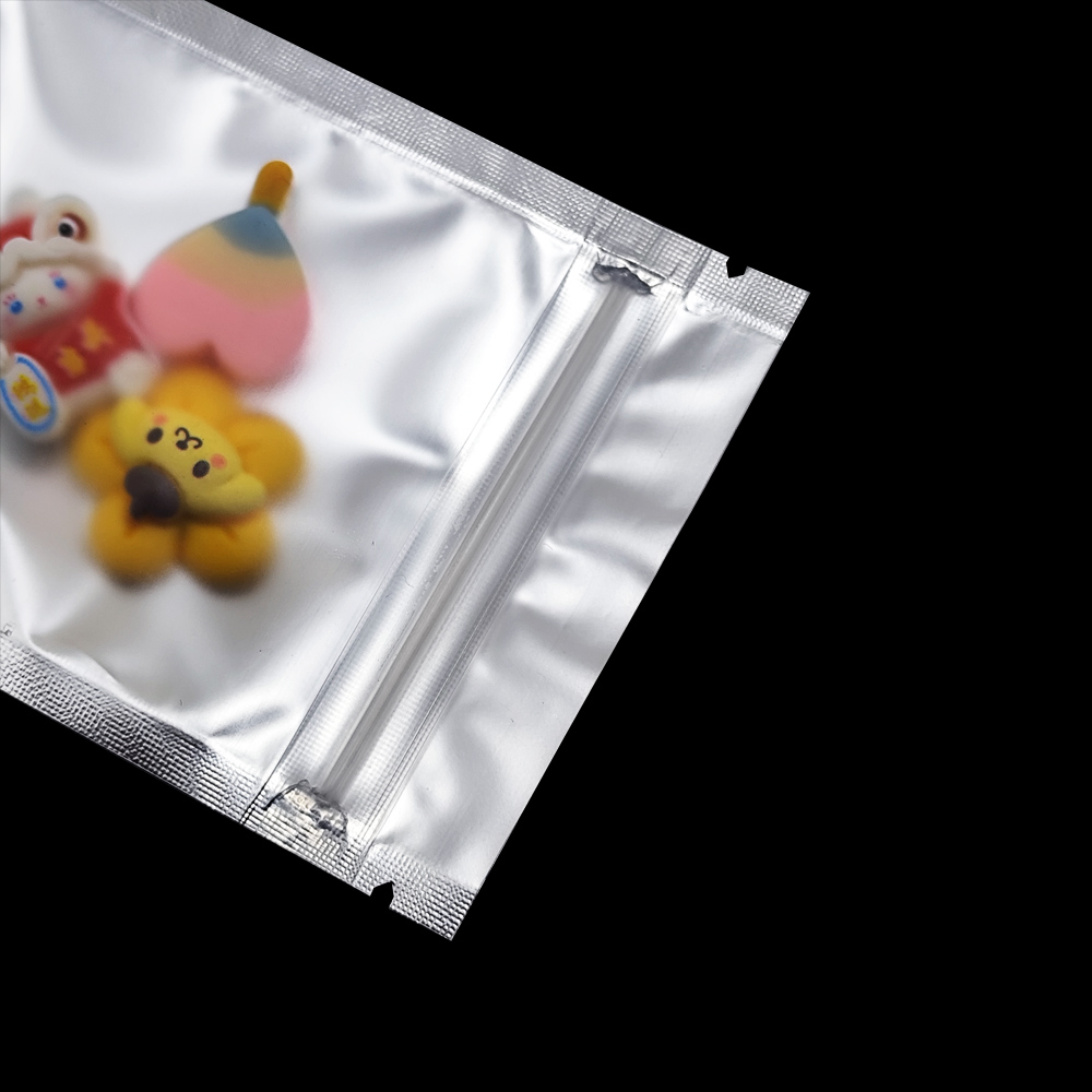 100pcs/lot Matte Clear Zip Loc - Food Storage Plastic Bag avaliação e preço