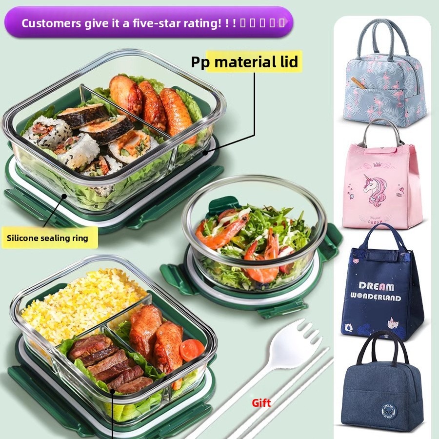 High Borosilicate Glass Food S - Food Storage Glass Box avaliação e preço