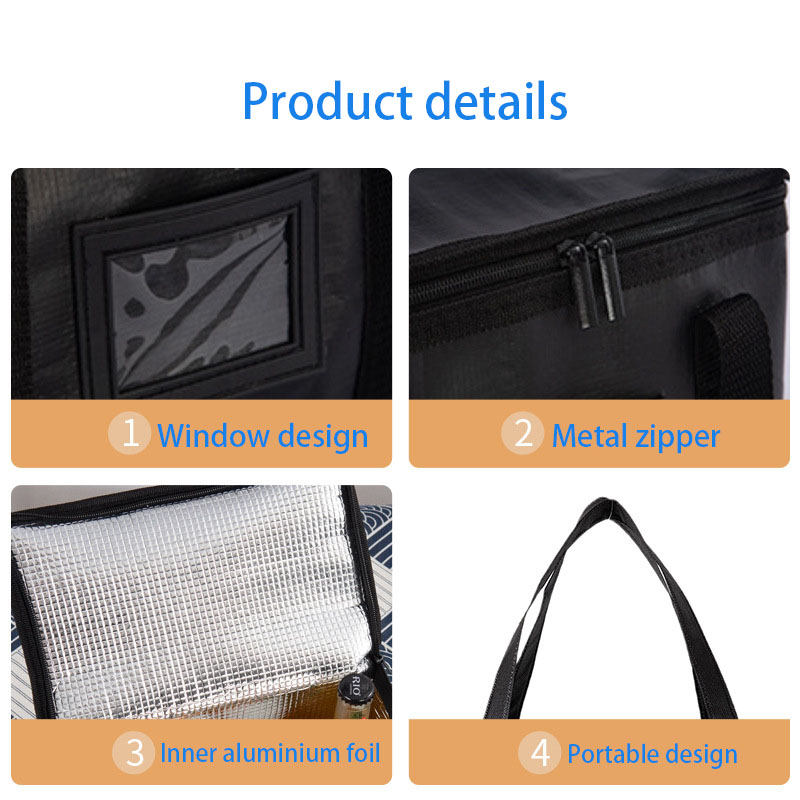 Insulated Thermal Cooler Bag T - Food Storage Hiking avaliação e preço