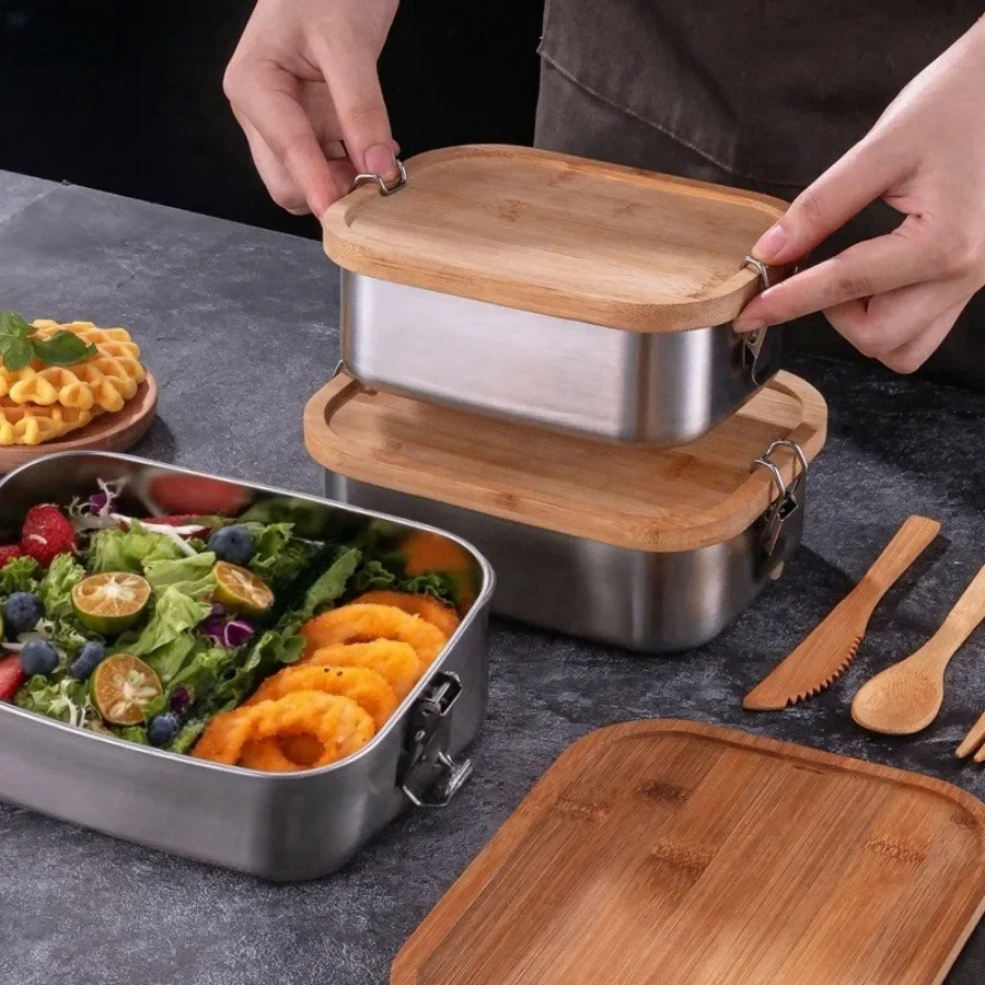 New 304 stainless steel bamboo - Food Storage Underground avaliação e preço
