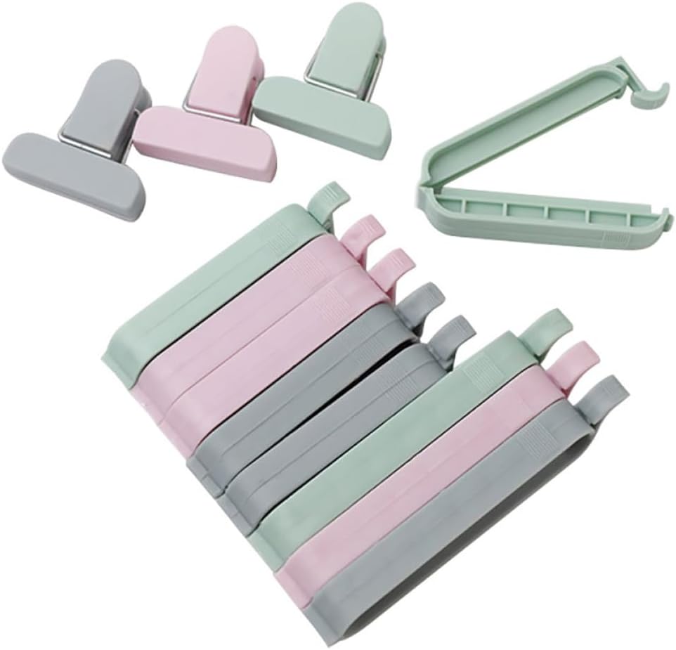 12pcs Plastic Bag Clips Sealin - Food Storage Plastic Bag avaliação e preço