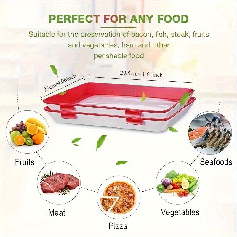 1PC Food Preservation Tray Reu - Food Storage And Safety avaliação e preço