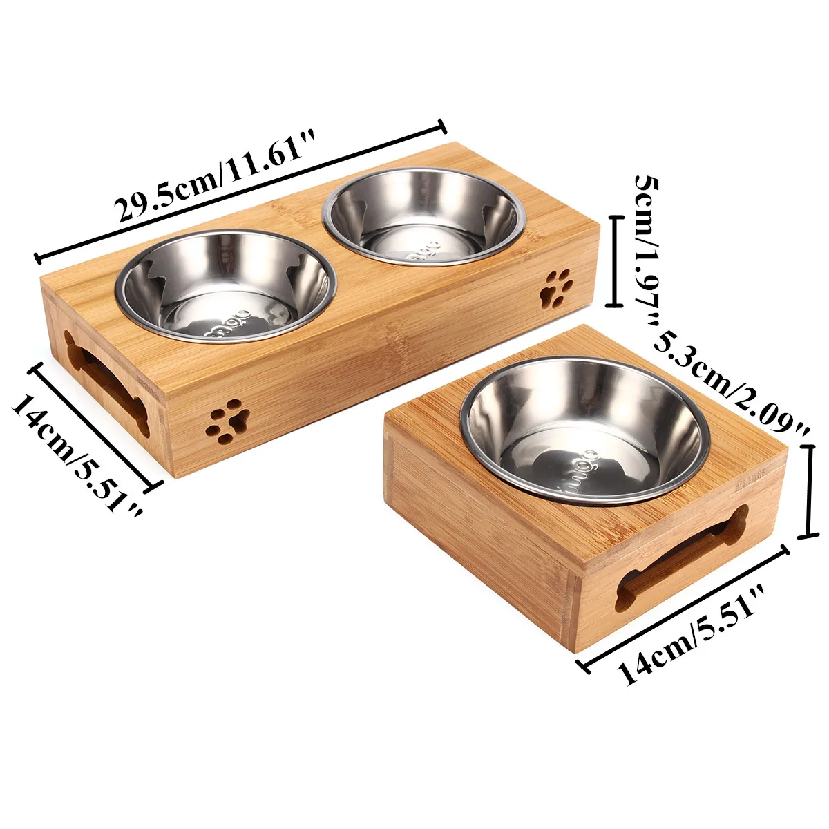 Pet Cat Bowl Bear Bamboo Plate - Food Storage And Safety avaliação e preço