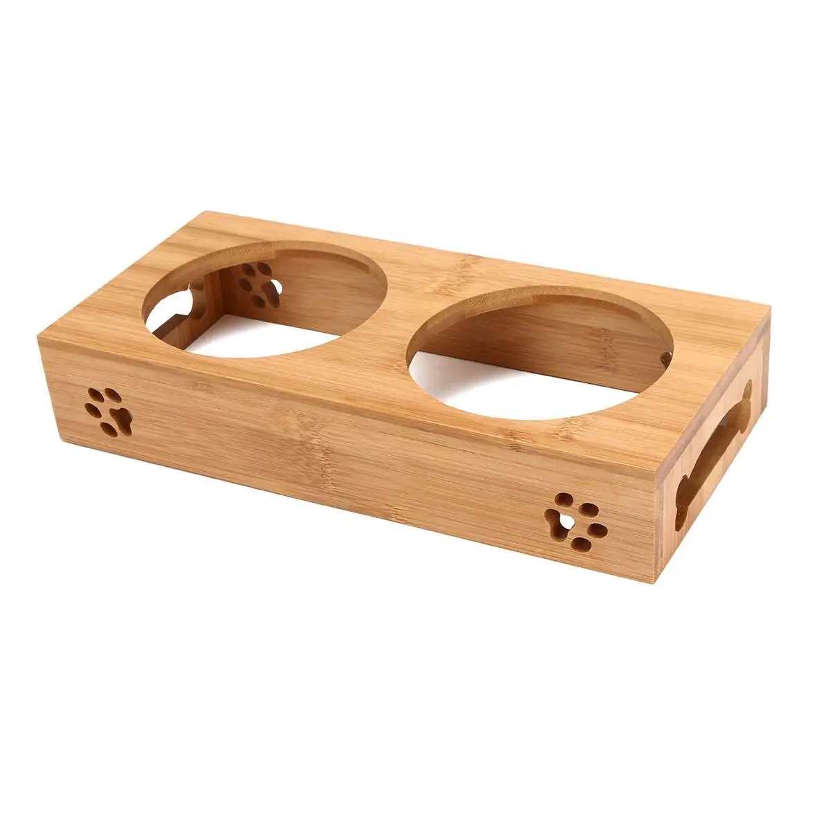 Pet Cat Bowl Bear Bamboo Plate - Food Storage And Safety avaliação e preço
