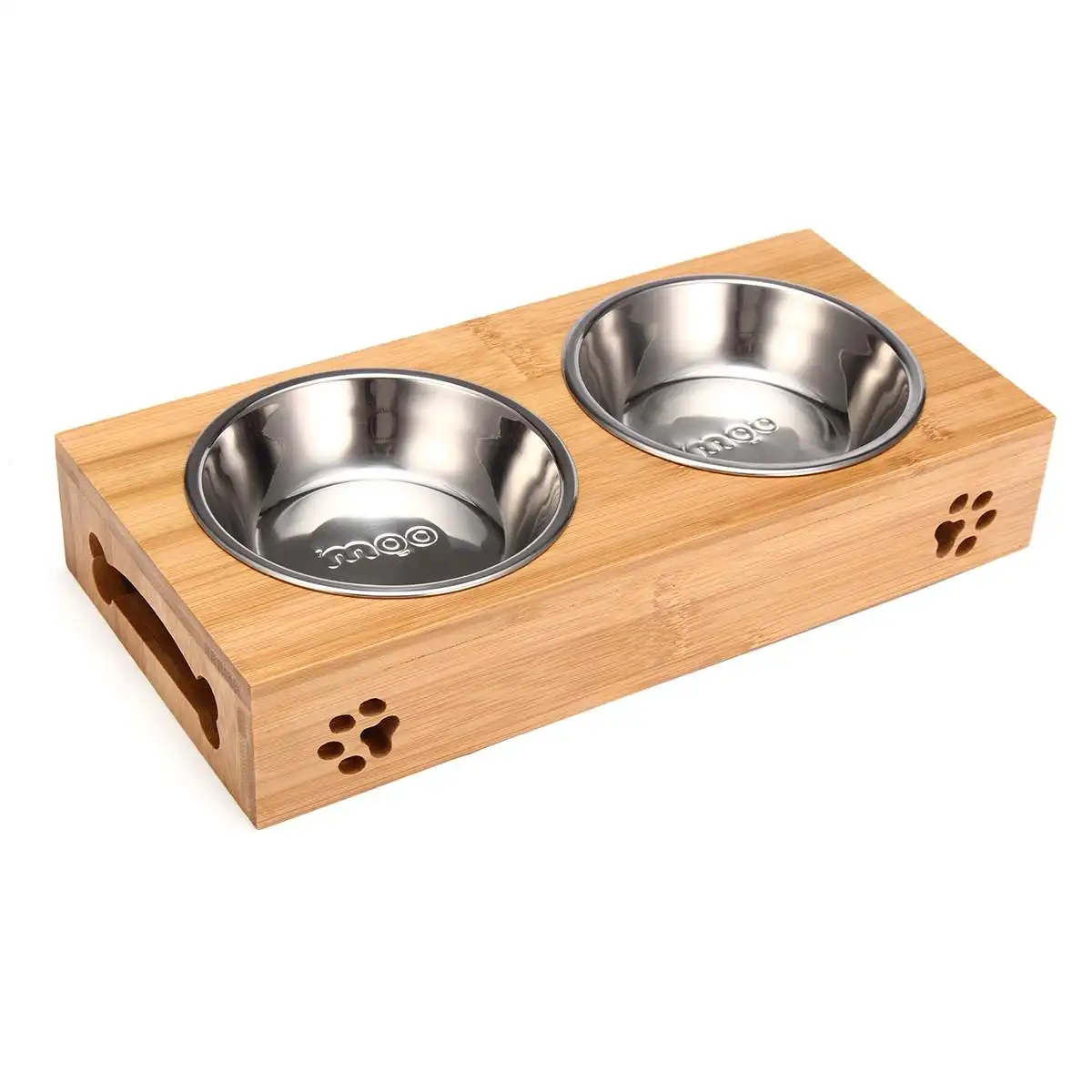 Pet Cat Bowl Bear Bamboo Plate - Food Storage And Safety avaliação e preço
