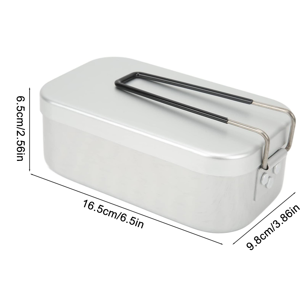 800ML Aluminum Lunch Boxes Out - Food Storage Hiking avaliação e preço