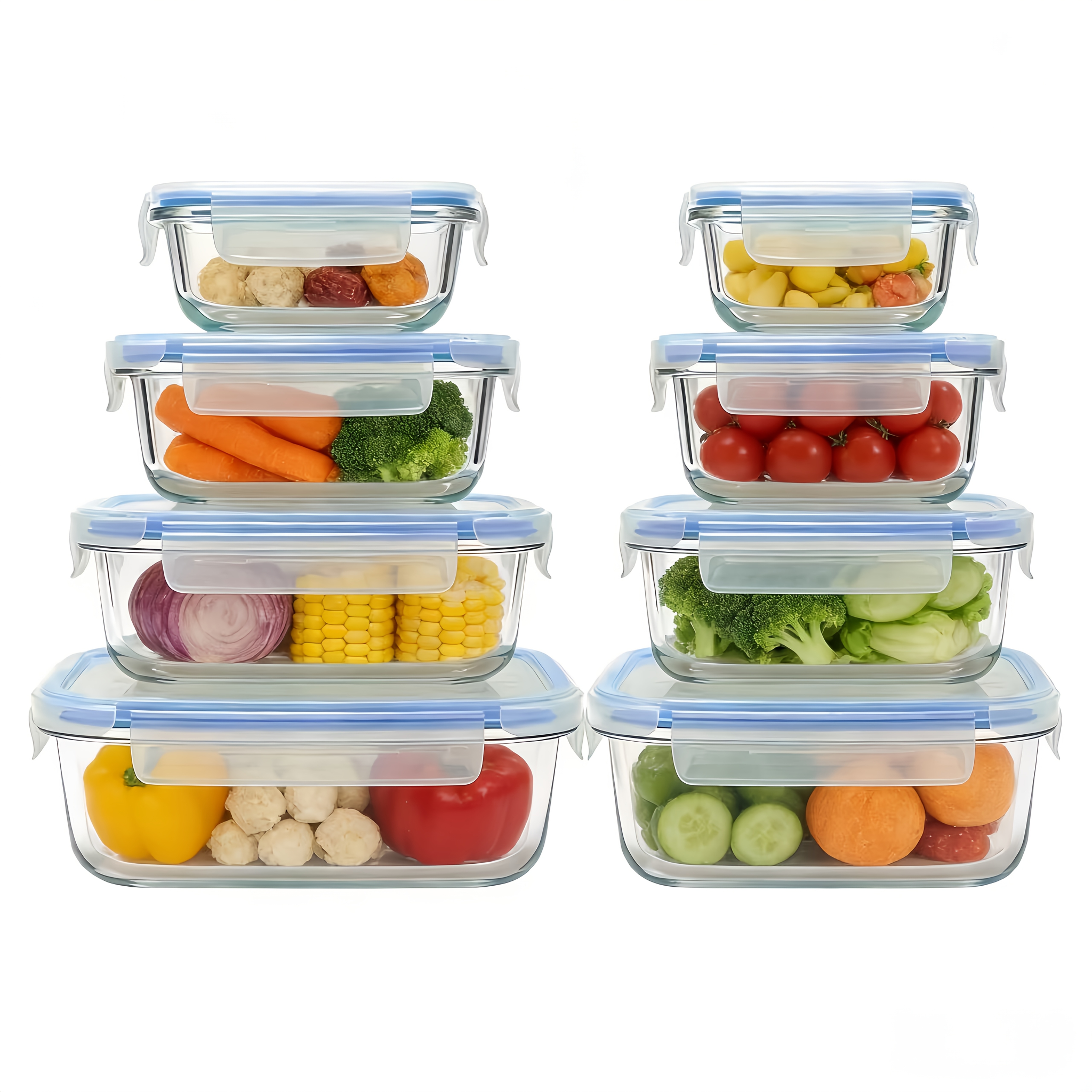 Premium Glass Food Storage Con - Food Storage Glass Box avaliação e preço