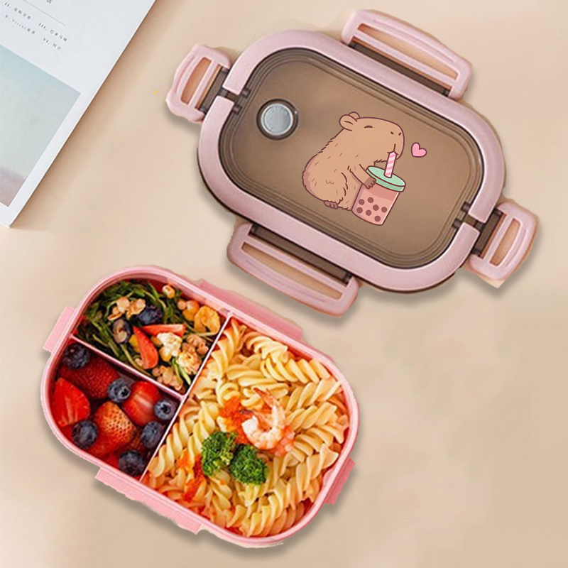 Capybara Bento Lunch Box Anime - Food Storage Is avaliação e preço