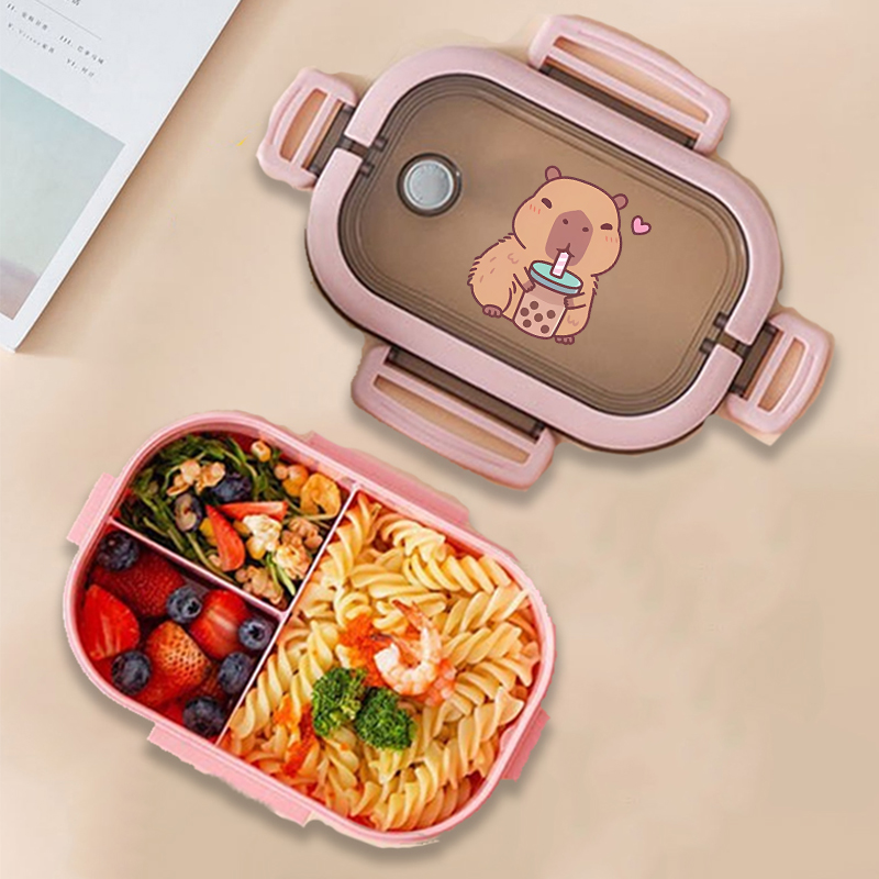 Capybara Bento Lunch Box Anime - Food Storage Is avaliação e preço