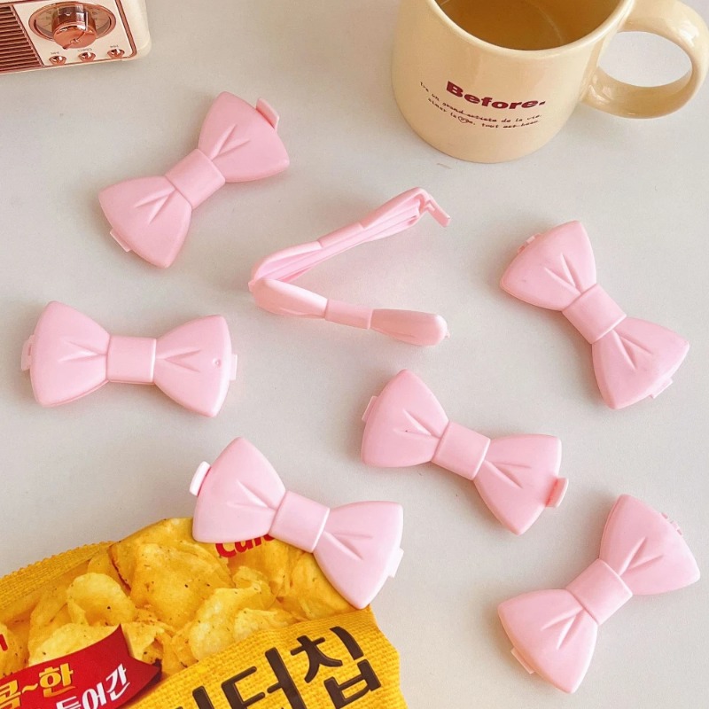 5PCS Kawaii Food Sealing Clip  - Food Storage Plastic Bag avaliação e preço