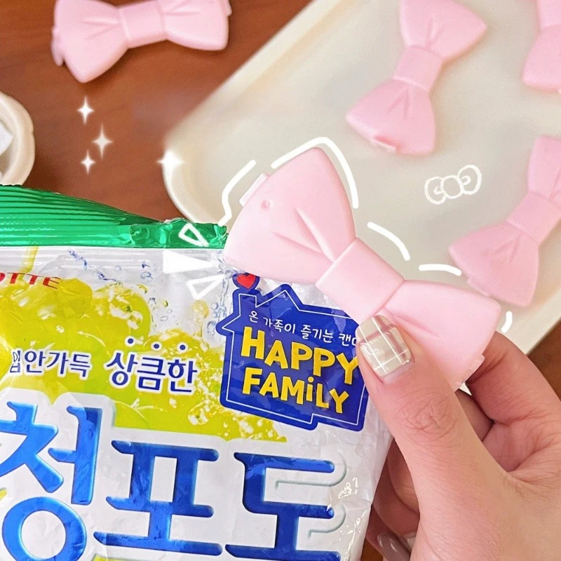 5PCS Kawaii Food Sealing Clip  - Food Storage Plastic Bag avaliação e preço