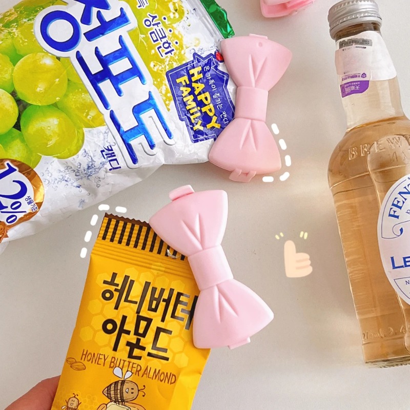 5PCS Kawaii Food Sealing Clip  - Food Storage Plastic Bag avaliação e preço