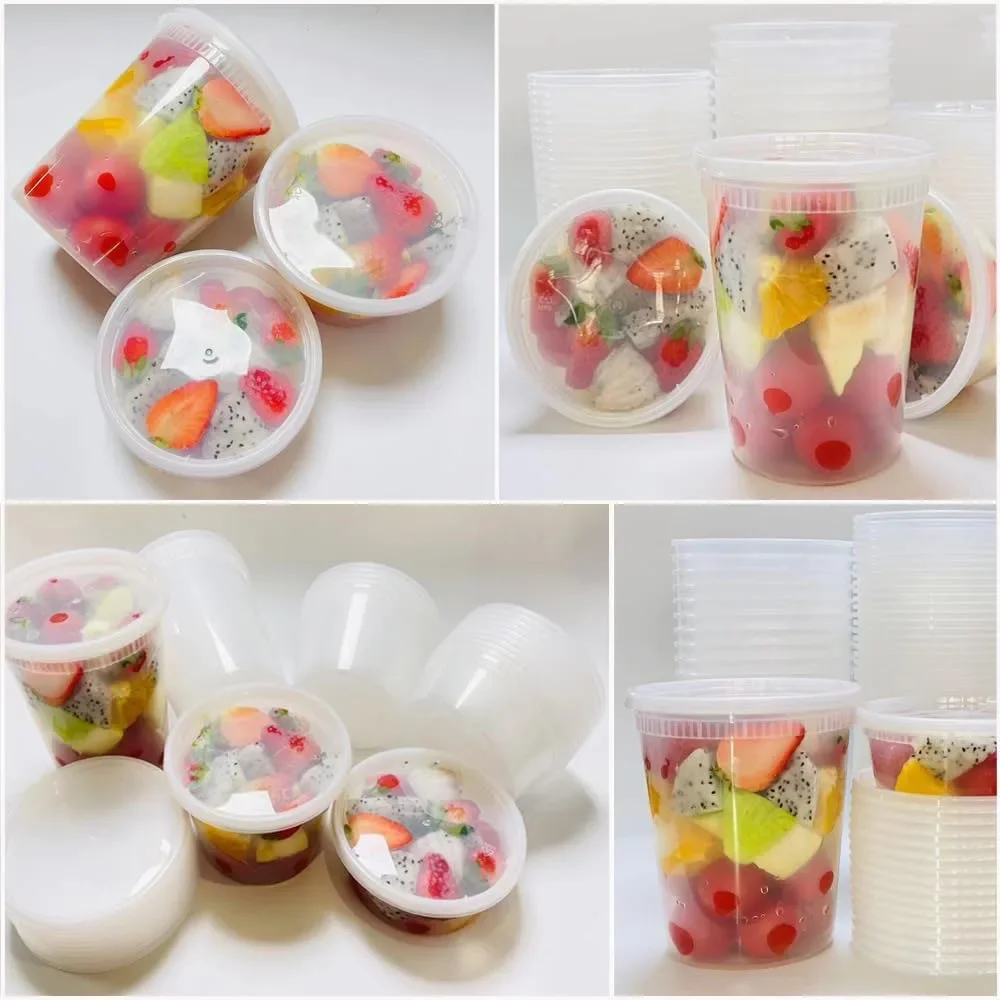 24pcs Deli Food Storage Contai - Food Storage Boxes With Lids avaliação e preço