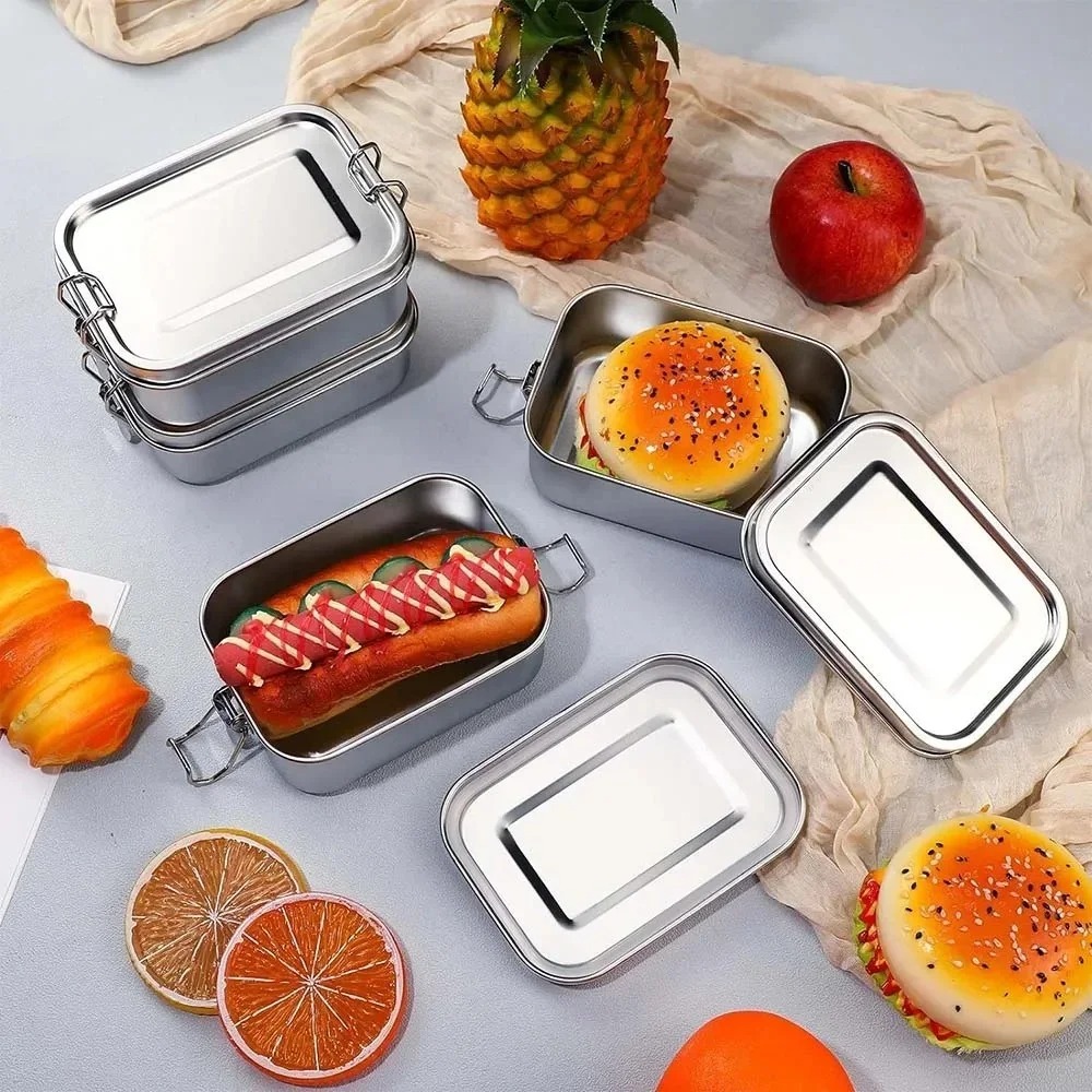 1200/2400ml Lunch Box 304 Stai - Food Storage Underground avaliação e preço