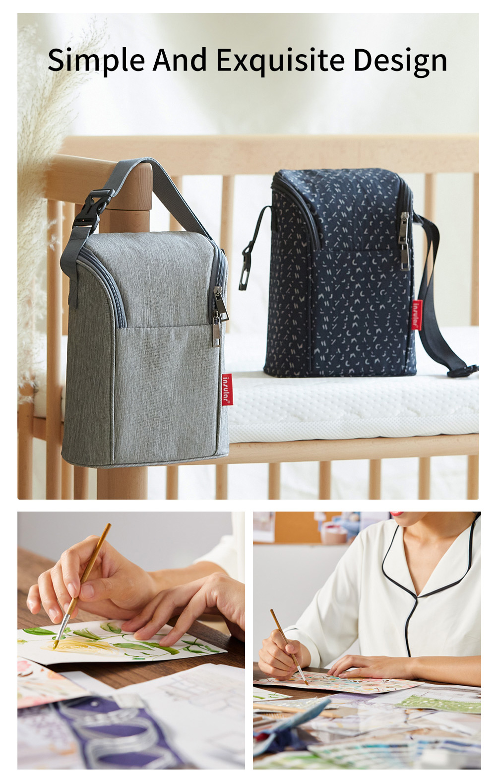 INSULAR Baby Thermal Bag Breas - Food Storage Moms avaliação e preço