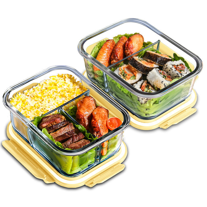 Glass Fresh-Keeping Box high B - Food Storage Glass Box avaliação e preço