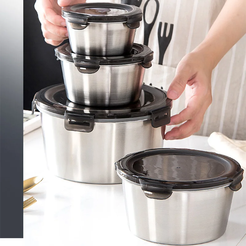 304 Stainless Steel Bento Lunc - Food Storage Underground avaliação e preço