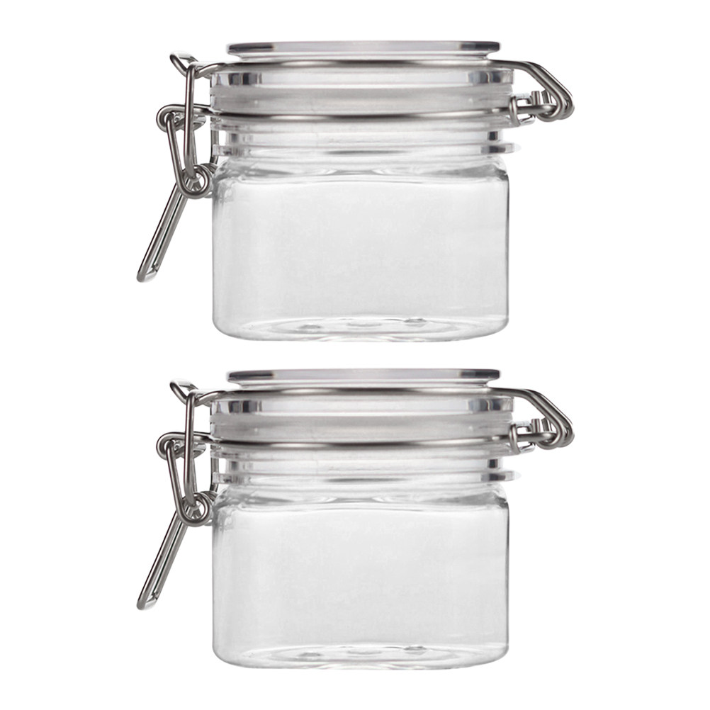 2Pcs Sealed Storage Jars Trans - Food Storage Container avaliação e preço