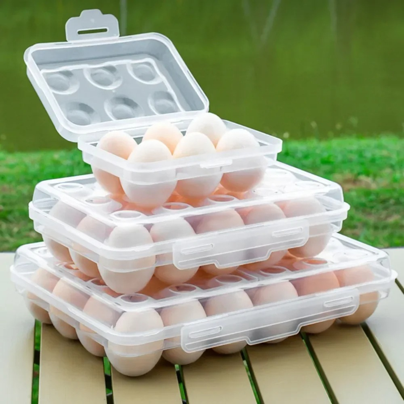 Egg Holder Plastic Egg Storage - Food Storage Hiking avaliação e preço