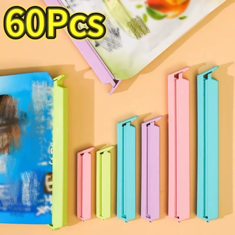 12-60Pcs Portable New Kitchen  - Food Storage Plastic Bag avaliação e preço