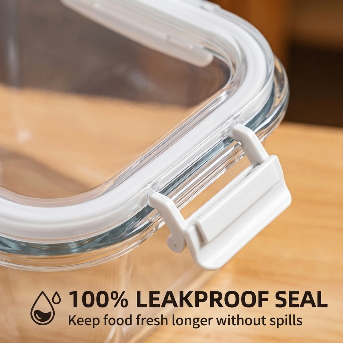 Large Capacity Borosilicate Gl - Food Storage Glass Box avaliação e preço