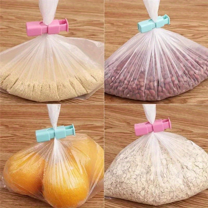 2-12Pcs Portable Kitchen Stora - Food Storage Plastic Bag avaliação e preço