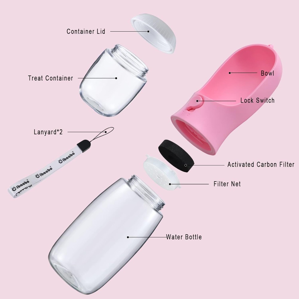 Dog Water Bottle with Food Con - Food Storage Moms avaliação e preço
